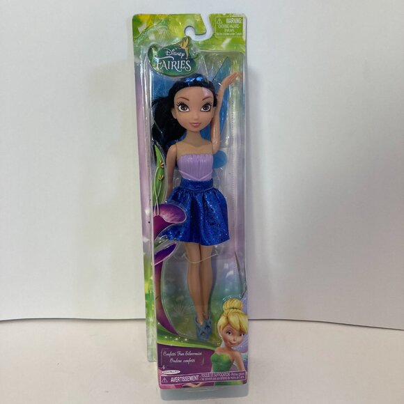 Disney Fairies Confetii Fun Silvermist 9" Doll New 2015 Jakks Pacific Bilingual - Picture 1 of 12